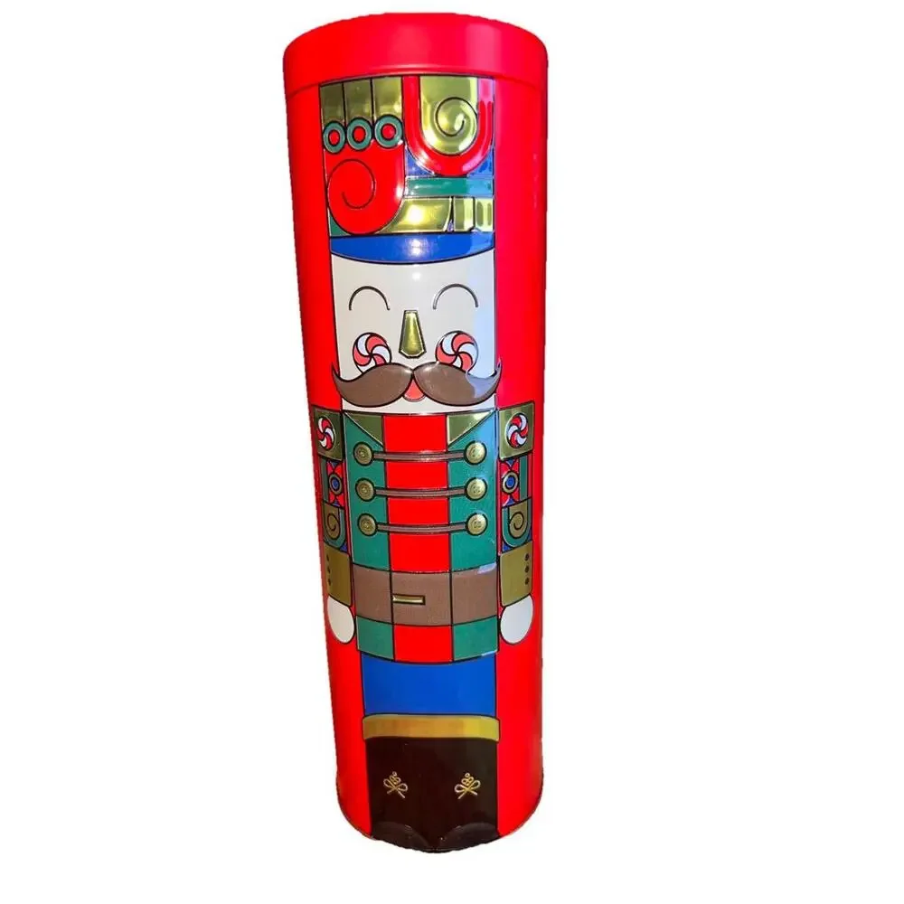 Bonnie & Pop‎ New York Red Nutcracker Christmas Tin 10.5